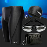 menaful Bottoms Stylish Swimming set(Swimming Trunks+Goggles+cap)